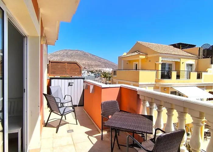 Estrella Canaria - Cristianos, Ac, Pool, Fibre Net, Tv Channels Lägenhet